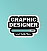 Graphic Designer Laptop Mobile Stickers