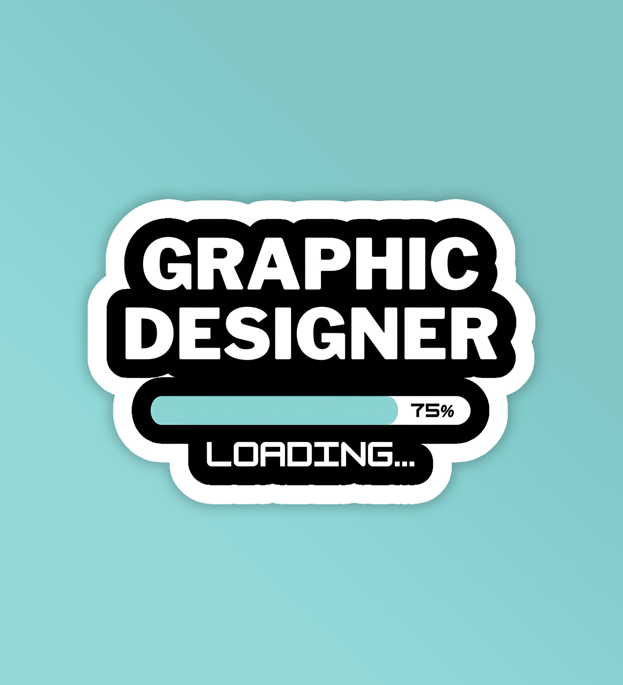 Graphic Designer Laptop Mobile Stickers