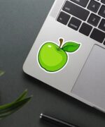 Green Apple Sticker