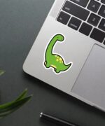 Green Dino Sticker
