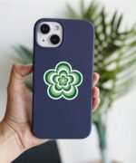 Green Flower Sticker