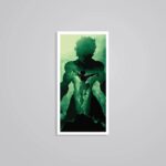 Green Shadow Of Baki Anime Stickers