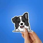 Grey Puppy Sticker