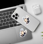 Grimmjow Bleach Laptop Mobile Stickers