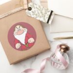 Grumpy 2 Classic Round Sticker