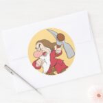 Grumpy 4 Classic Round Sticker