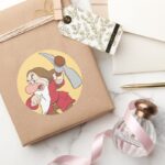 Grumpy 4 Classic Round Sticker