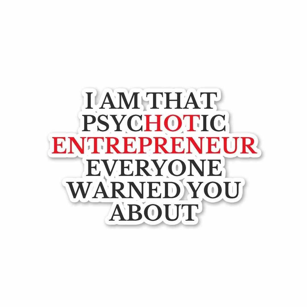 HOT ENTREPRENEUR Sticker