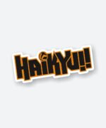 Haikyuu Font Logo Sticker