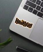 Haikyuu Font Logo Sticker