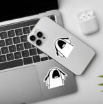 Hair Pull Comic Sticker