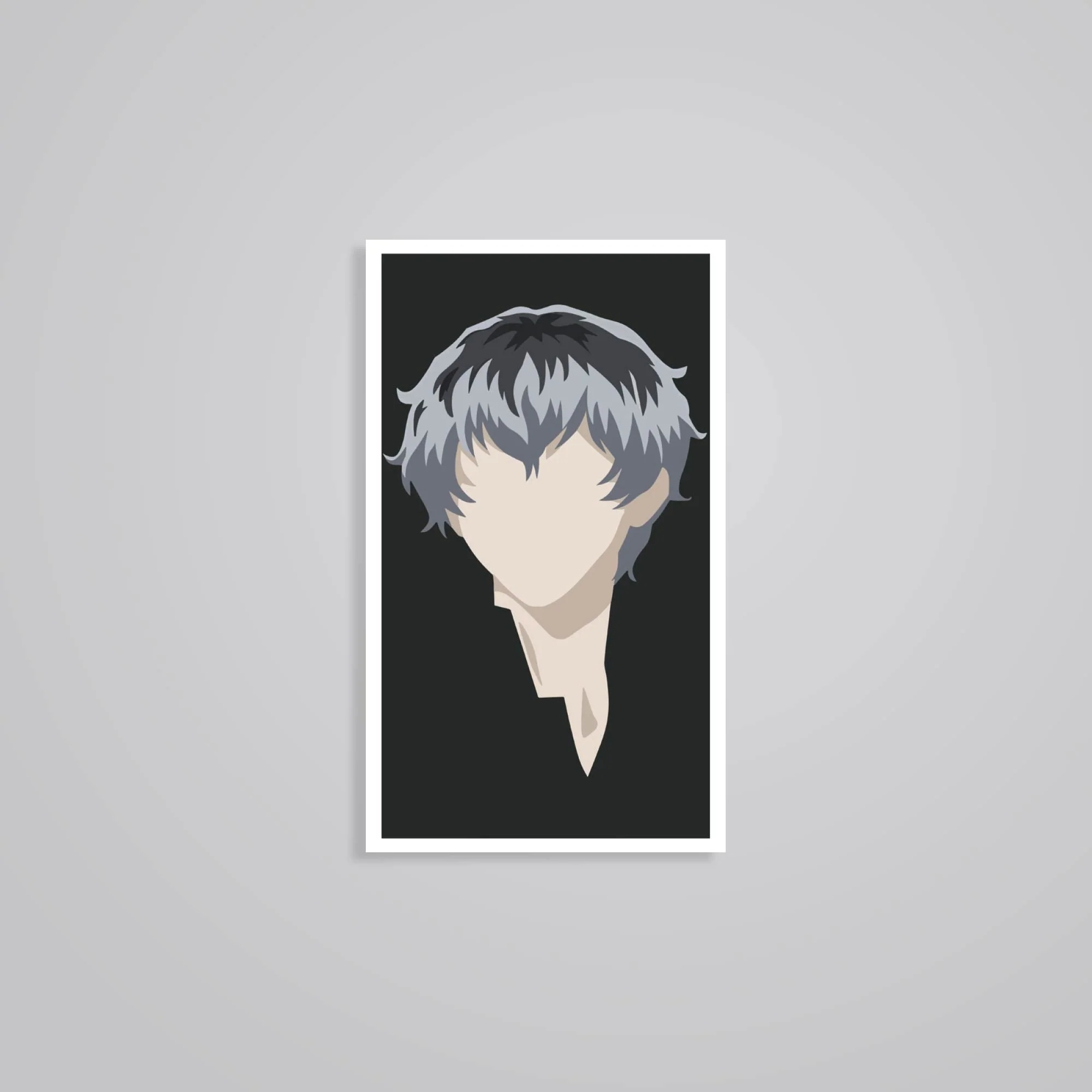 Haise Sasaki Minimalist Anime Stickers