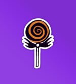 Halloween Candy   Laptop And Mobile Sticker