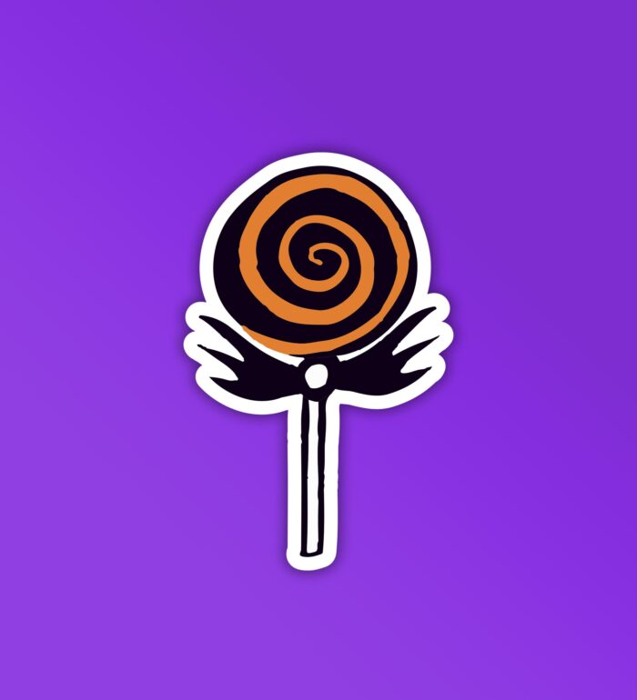 Halloween Candy   Laptop And Mobile Sticker