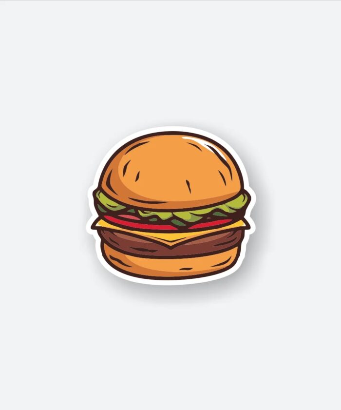 Hamburger Sticker