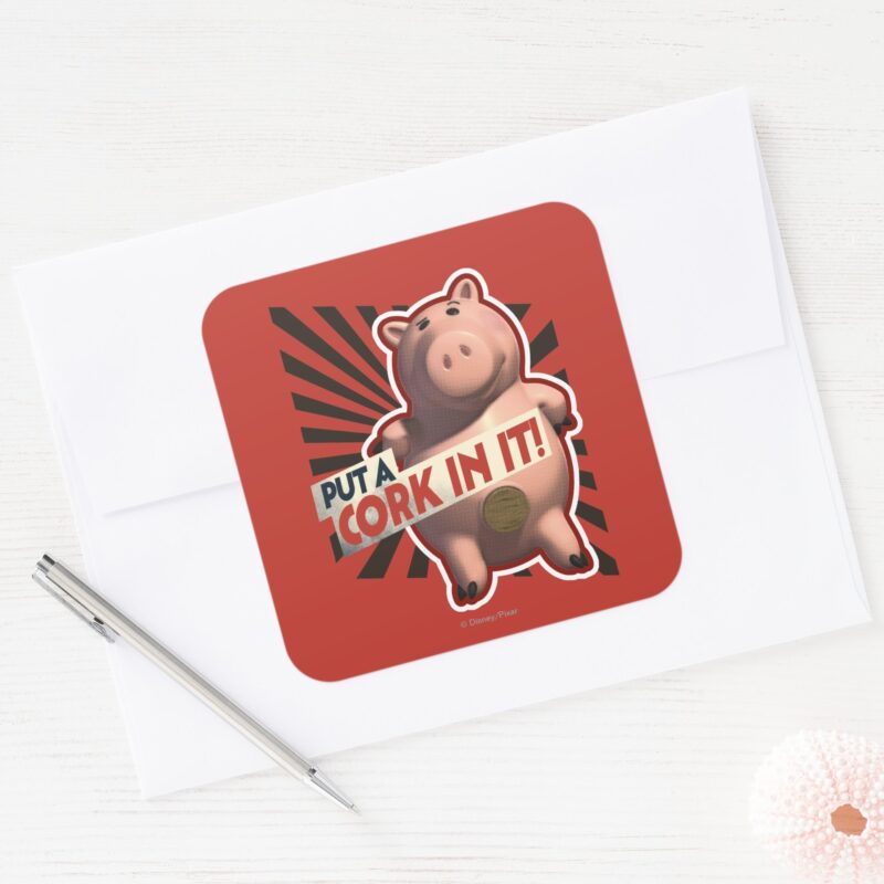 Hamm Put A Cork In It Square Sticker