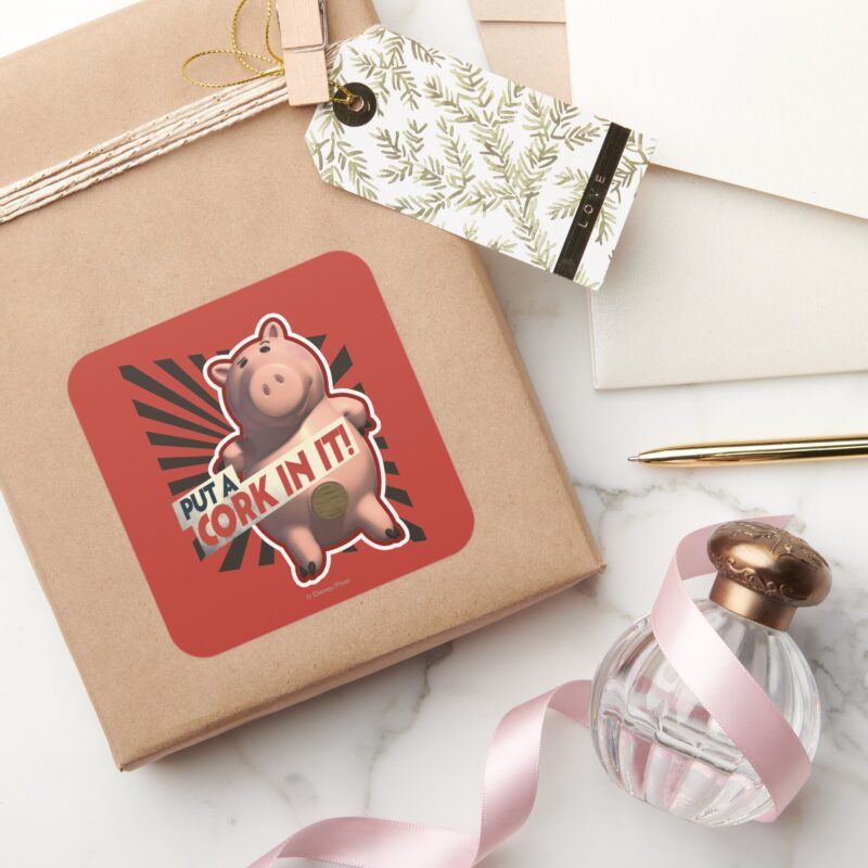 Hamm Put A Cork In It Square Sticker