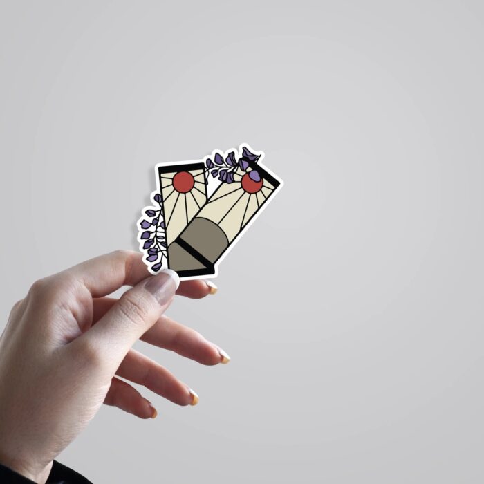 Hanafuda Earrings Anime Stickers