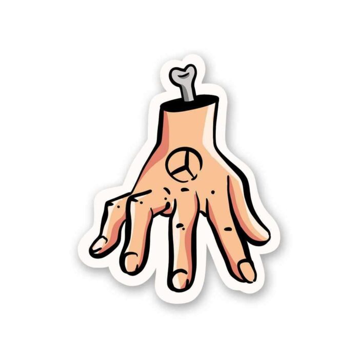 Hands At Peace Sticker