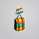 Happy Camping Travels Stickers