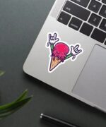 Happy Cone Sticker