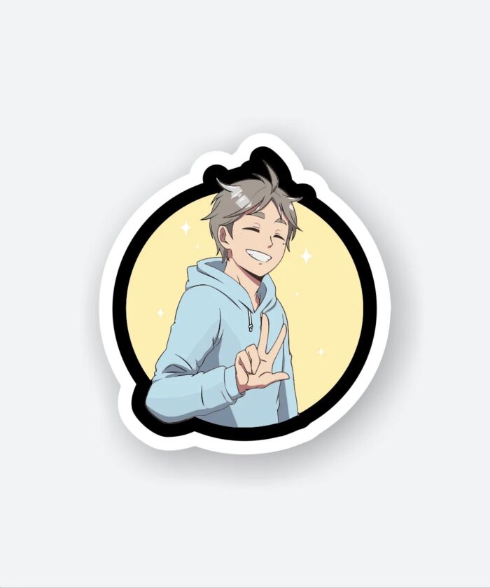 Happy Koshi Sugawara Sticker