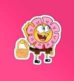 Happy Shopper Spongebob Laptop Mobile Stickers