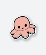 Happy Baby Octopus Sticker