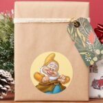 Happy 4 Classic Round Sticker