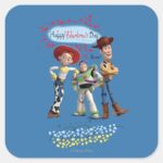 Happy Valentines Day Mi Amor Square Sticker