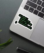 Hardcore Coder Sticker