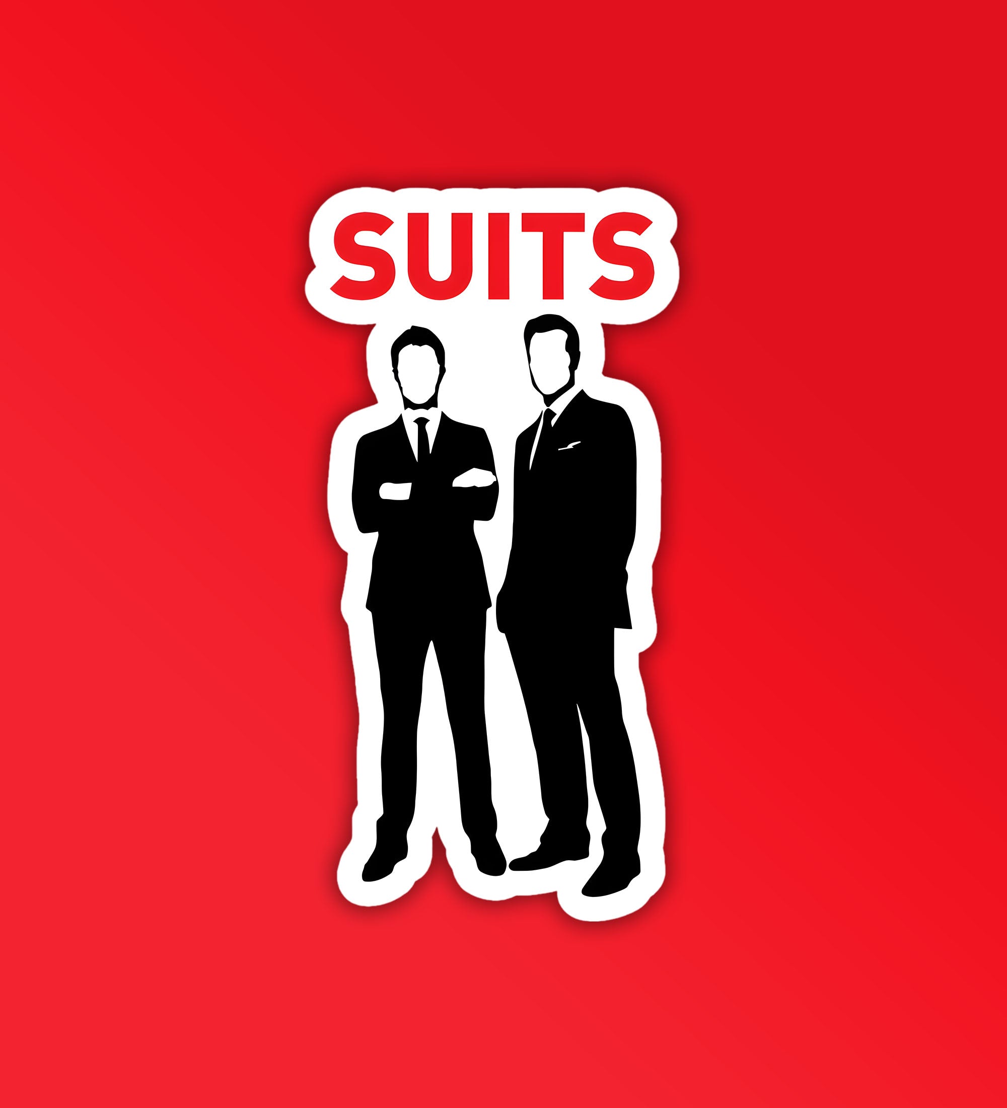 Harvey And Mike   Suits Laptop   Mobile Sticker