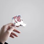 Heart In Trafalgar Laws Hand Anime Stickers