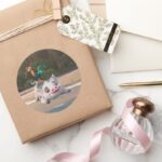 Heihei And Pua Playtime Classic Round Sticker