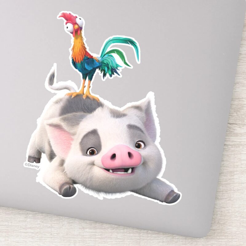 Heihei And Pua Playtime Sticker
