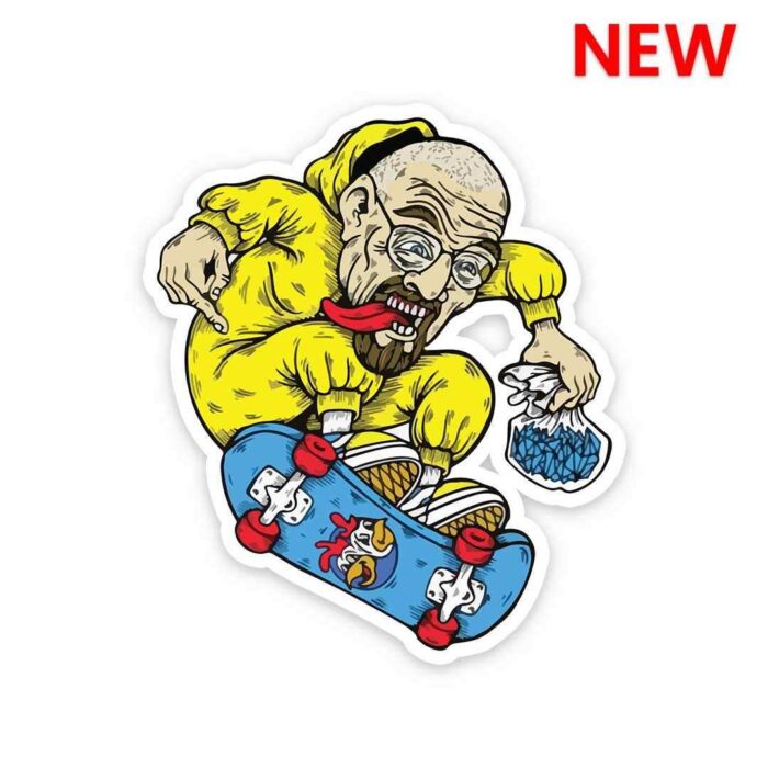Heisenberg Skateboard Sticker