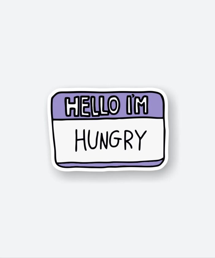 Hello Im Hungry Sticker
