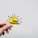 Hello Vacation Travels Stickers
