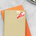 Hes Her Lobster TV Shows Stickers