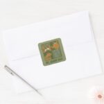 Hey Scooby Doo Tribal Square Graphic Square Sticker