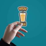 High On Chai Sticker
