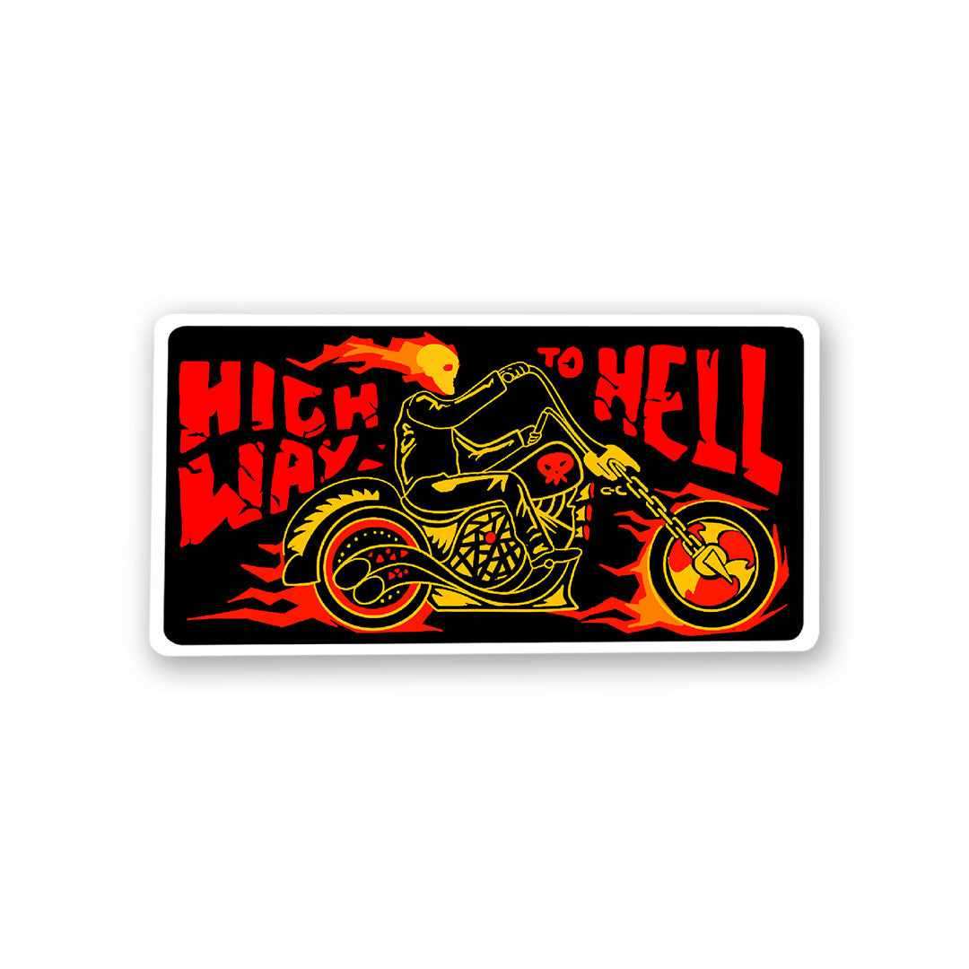 Highway To Hell Sticker