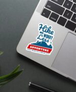 Hike More Worry Less Sticker