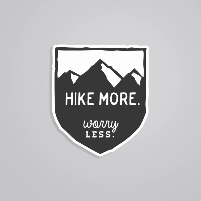 Hike More Worry Less Travels Stickers