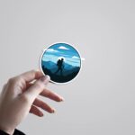 Hiking Travels Stickers