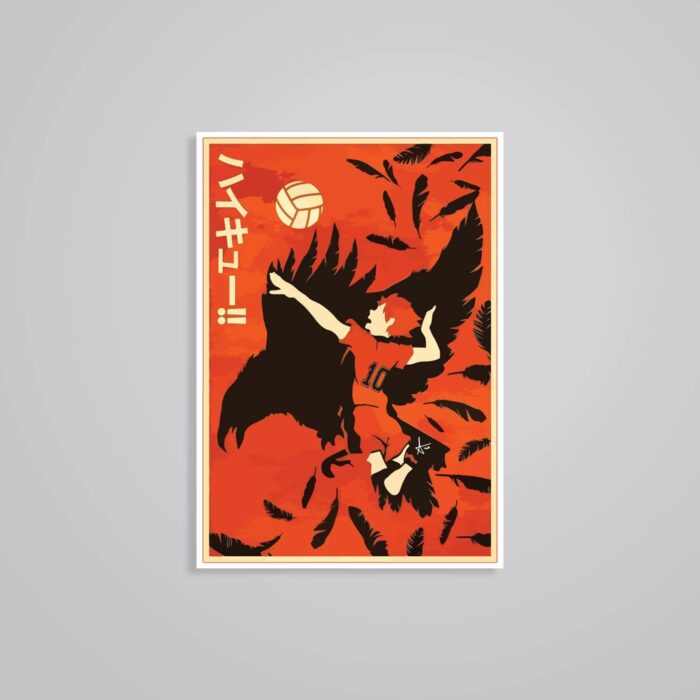 Hinata Karasuno Wings Anime Stickers