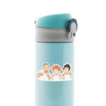 Hinata Nishinoya And Tanaka Cat Pose Anime Stickers