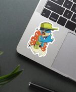 Hip Hop Zombie Sticker