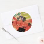 Hiro And Baymax Propaganda Classic Round Sticker