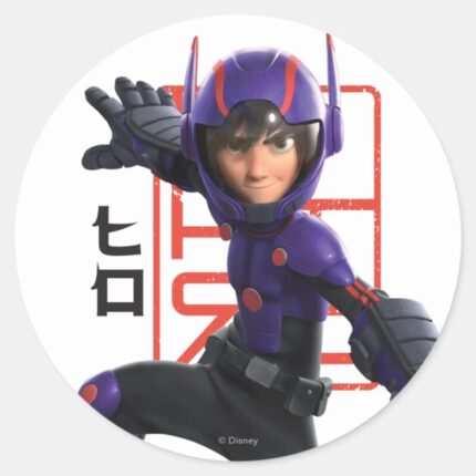 Hiro Classic Round Sticker